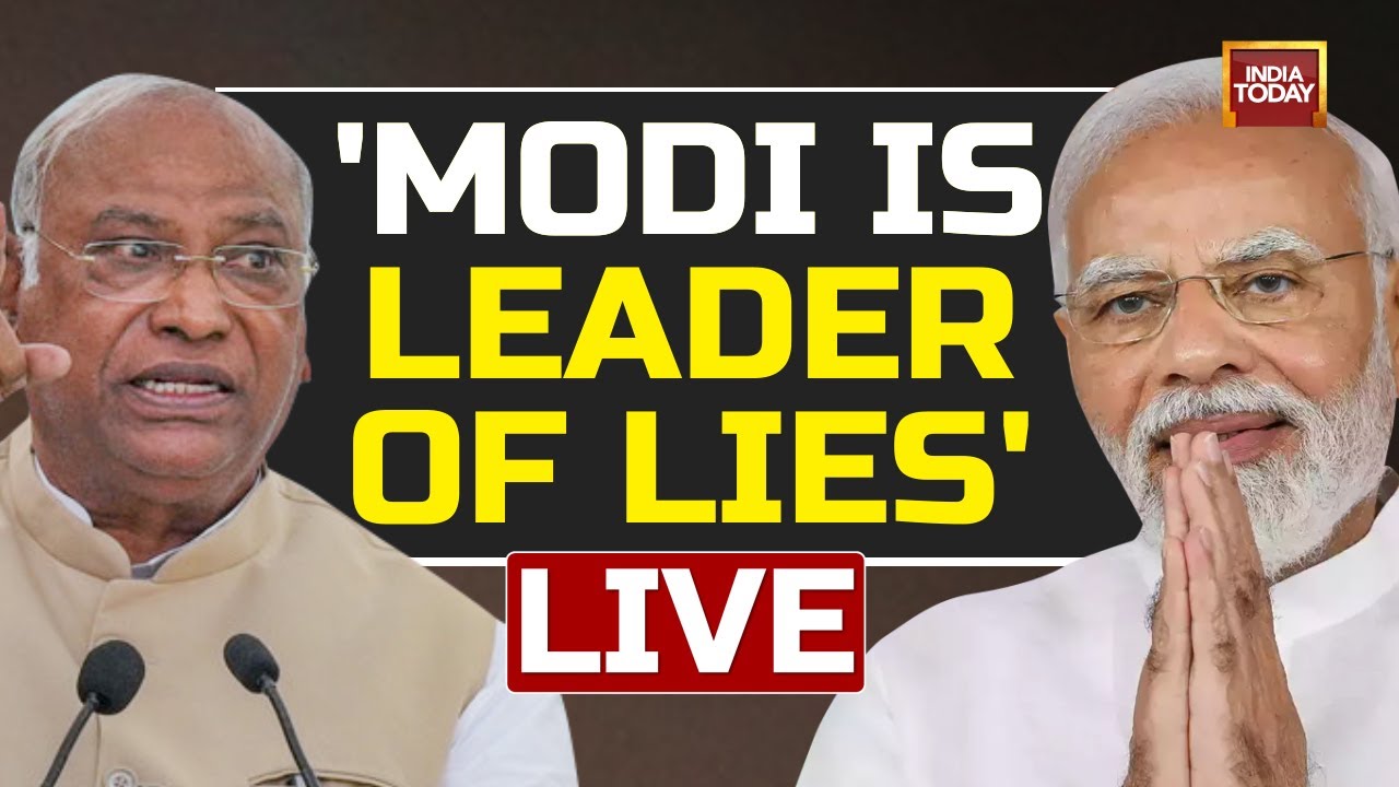 Watch Live: Mallikarjun Kharge's Unsparing Attack On PM Modi In Gujarat | Gujarat Elections