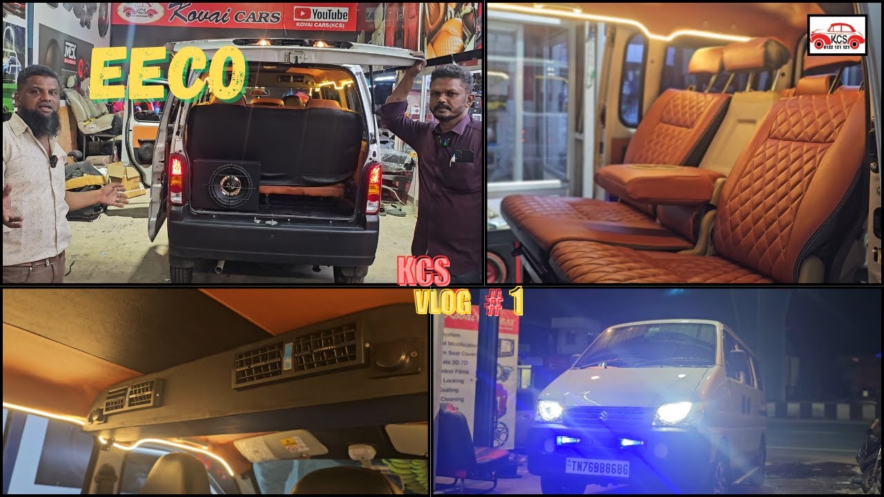 #kcs VLOG #1 | EECO |SEAT MODIFICATION | FULL AUDIO SYSTEM WITH DAMPING | BLOWER FAN | SUB WOOFER