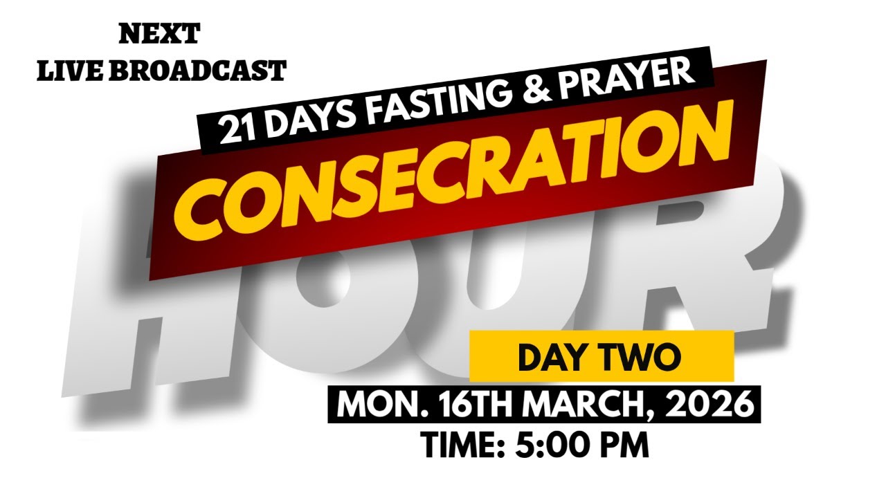 🔴CONSECRATION HOUR (DAY 1) | SUN. 15TH MARCH, 2026 II THE BRIDE ASSEMBLY