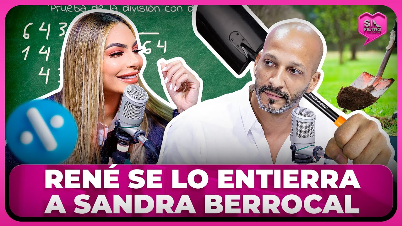 RENÉ CASTILLO SE LO DIVIDE Y SE LO ENTIERRA A SANDRA BERROCAL EN PLENA ENTREVISTA