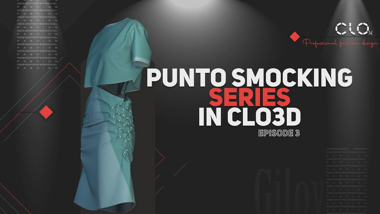 Canadian Smocking in Clo3D Episode 3 | Smocking Mastery Series