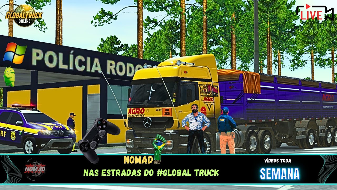 Nas curvas da br #globaltrucksimulator 