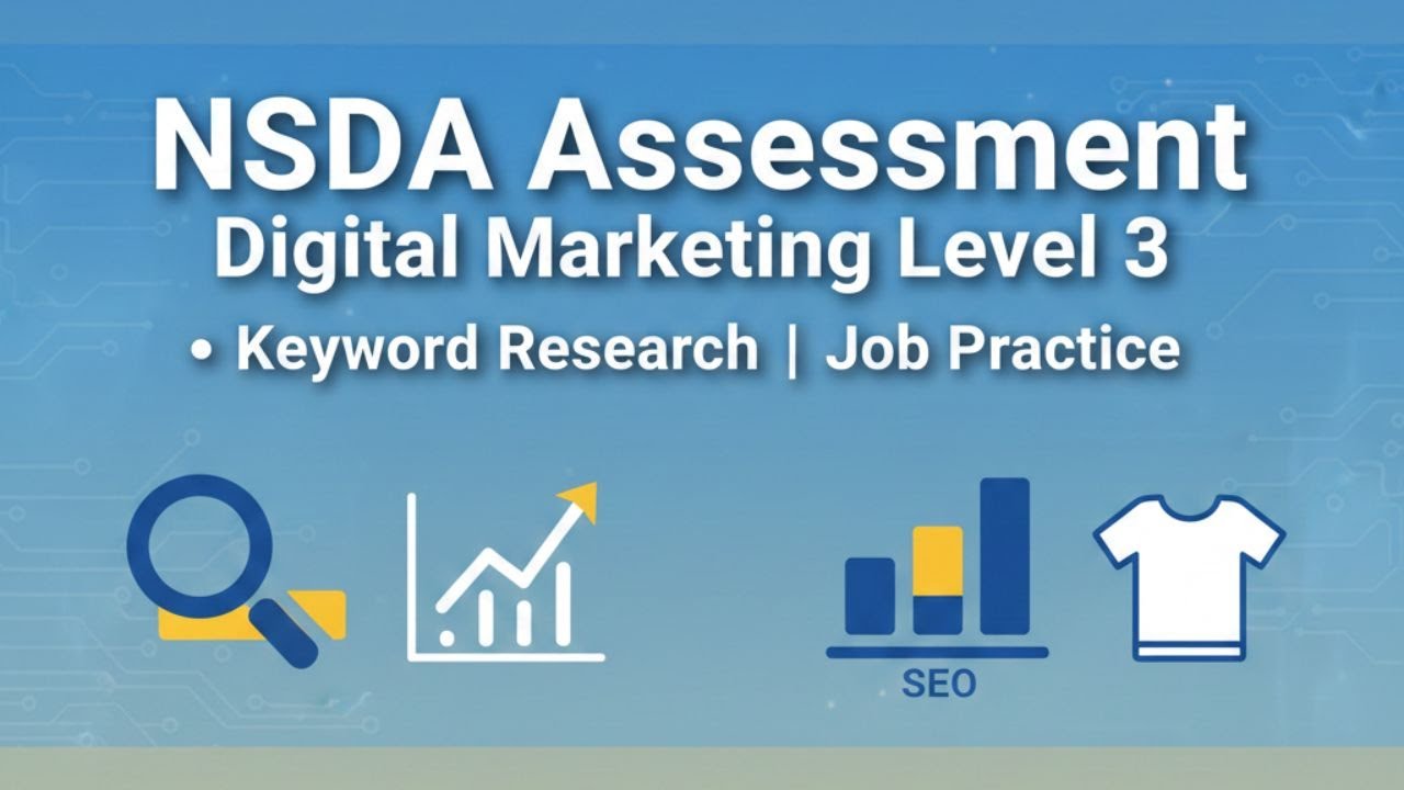 NSDA Assessment &ndash; DM for Freelancing Level 3 Job Practice | Perform keyword Research