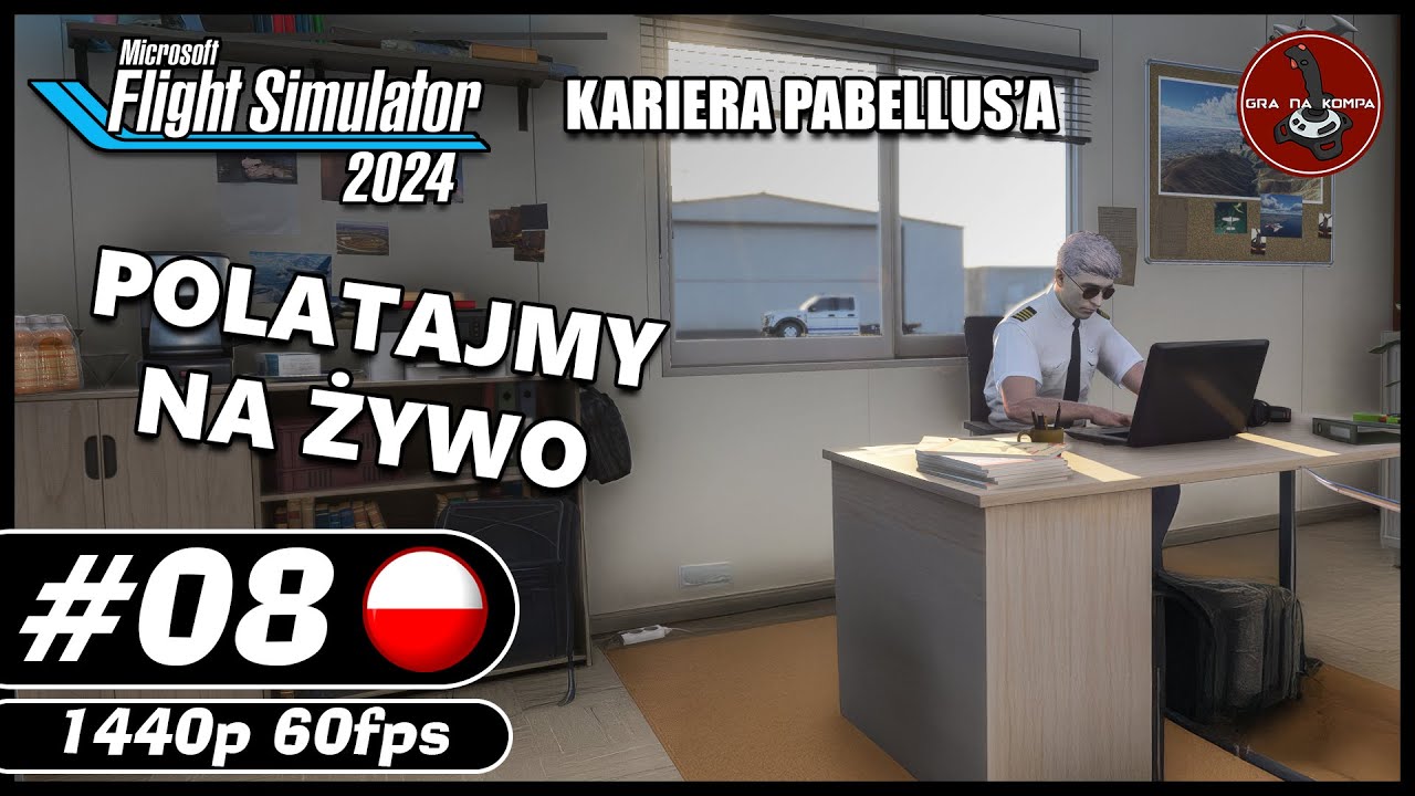Polatajmy na żywo | KARIERA PABELLUS'a || #8 || Microsoft Flight Simulator 2024 || zapis LIVE