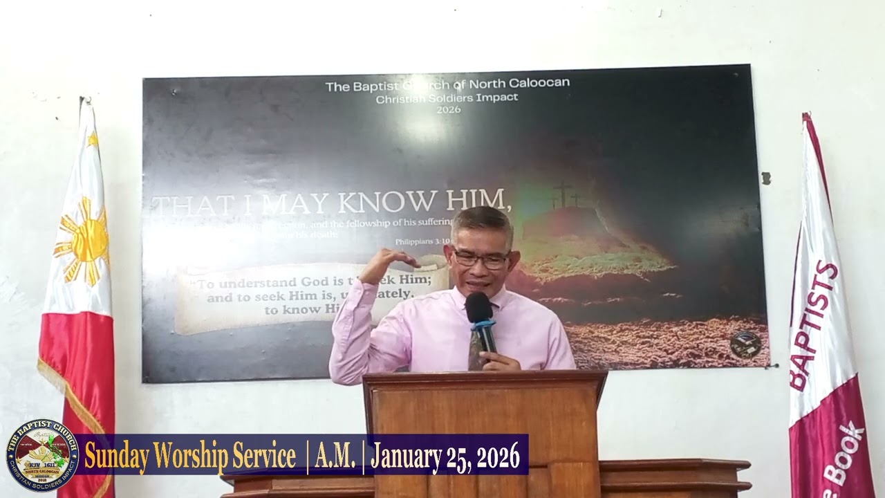 SEEK TO KNOW GOD | PTR. RIC BELMONTE