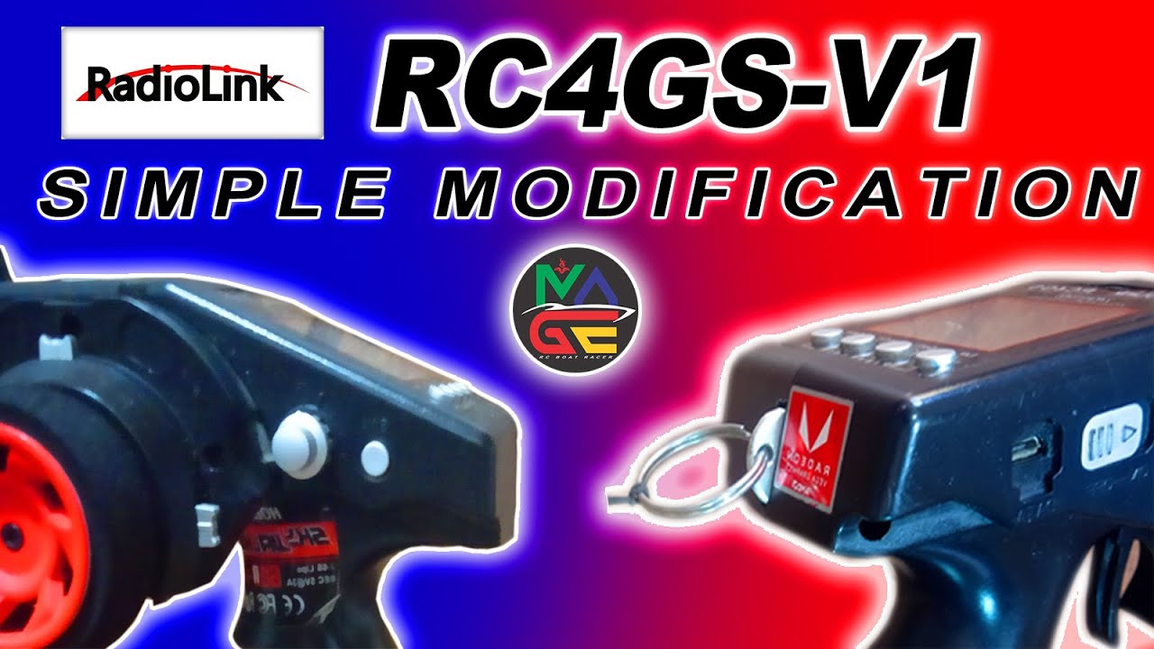 RC BOAT MODIFICATION ON MY REMOTE CONTROL RC4GC-V1