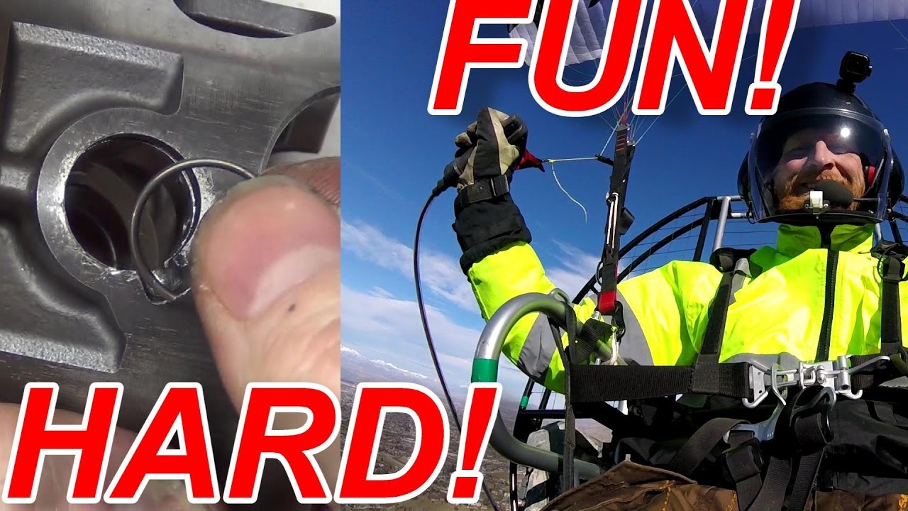 Most difficult piston clips I've ever seen!  Vittorazi Moster 185 Paramotor