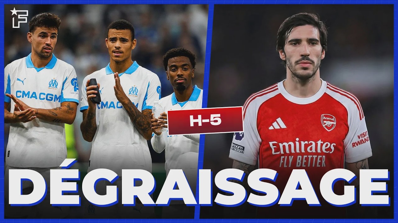 Vague de DÉPARTS à l'OM, Arsenal tente un dernier COUP DE FOLIE | JT Foot Mercato