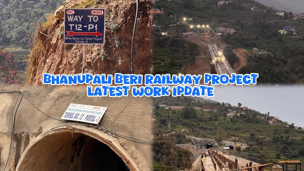 Bhanupali Beri Bilaspur Leh Railway Project Latest Work Update #RVNL #railway #railwayproject