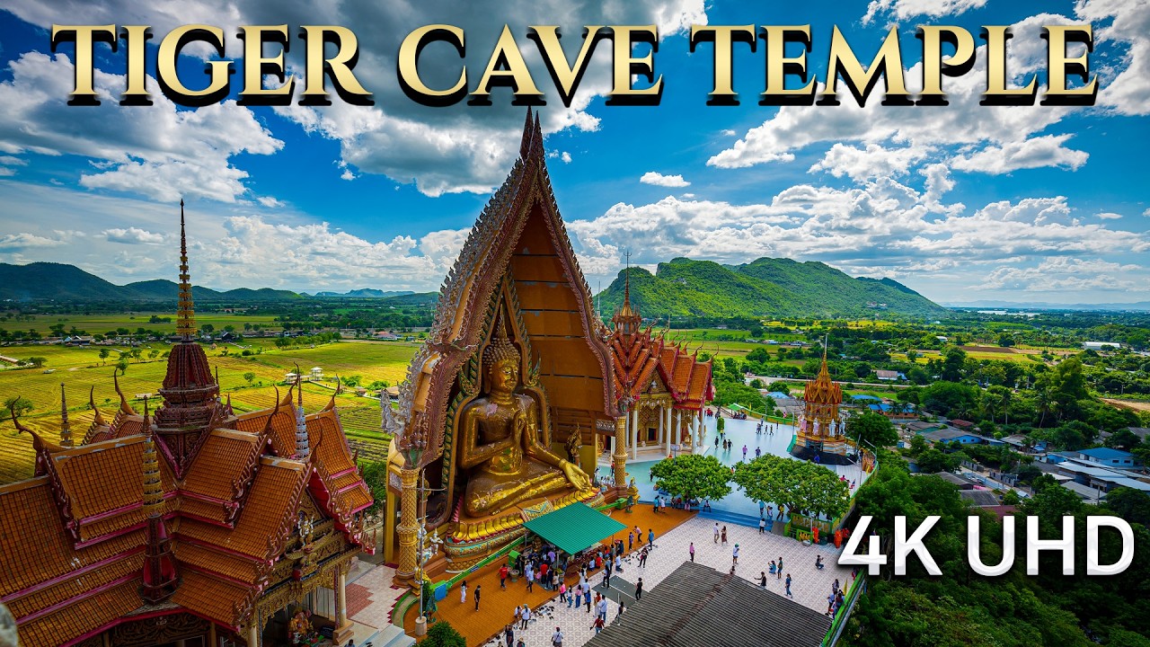 Tiger Cave Temple Adventure | Wat Tham Suea, Kanchanaburi, Thailand 4k