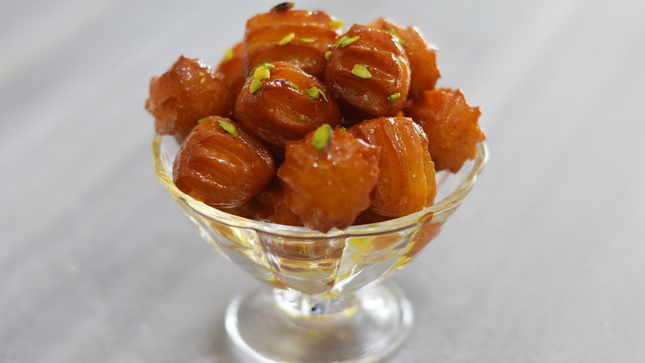 طرز تهیه بامیه ایرانی دقیقا به سبک و مزه قنادی |  Bamieh Recipe Persian