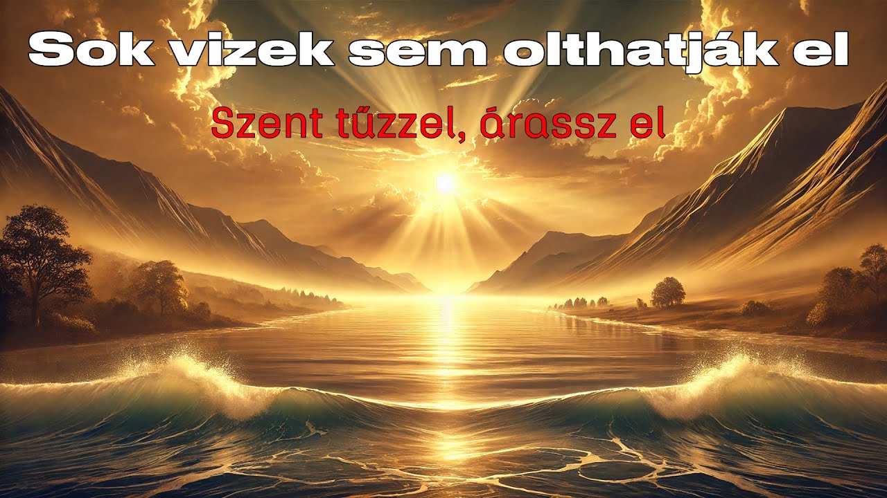 Sok vizek sem olthatják el (Szent tűzzel, árassz el)