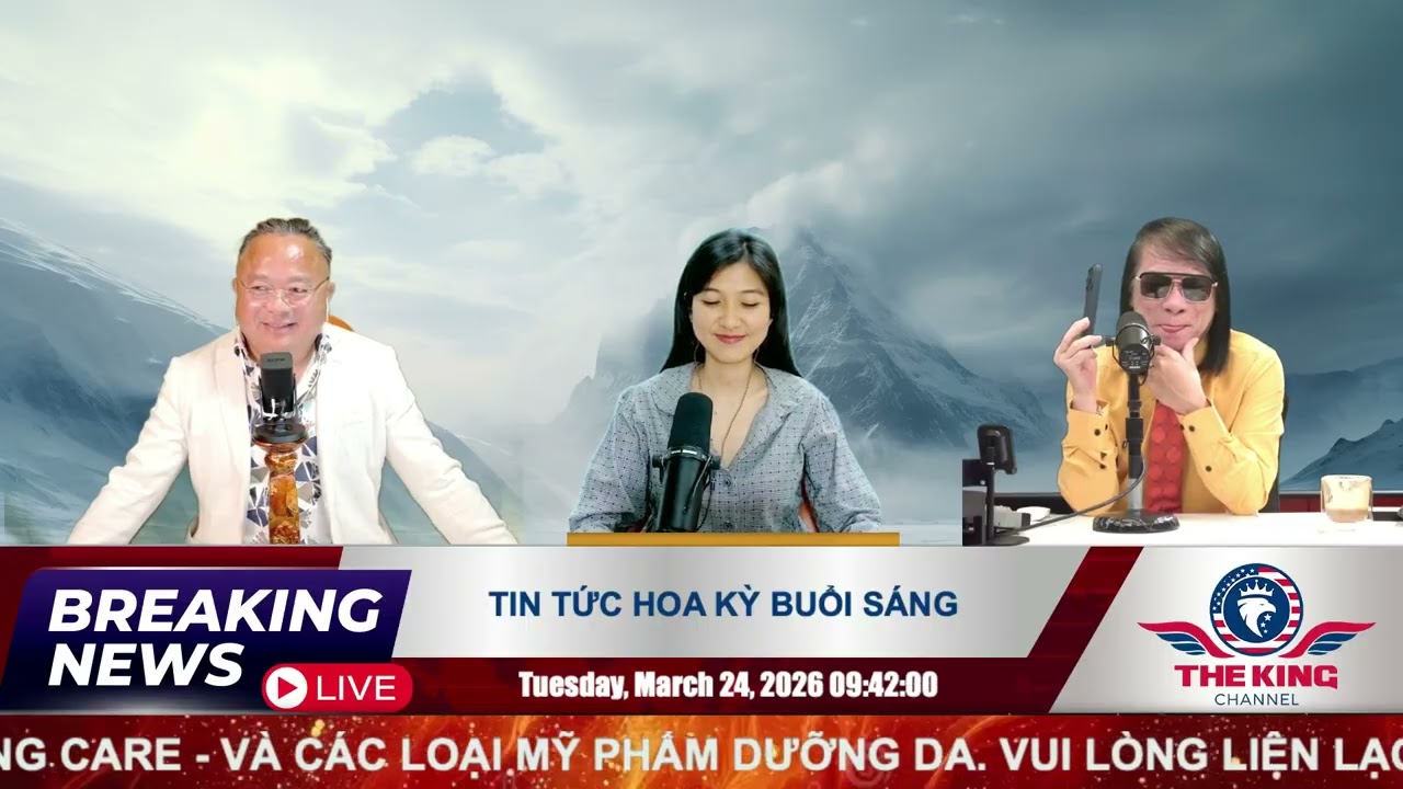 TIN TỨC HOA KỲ BUỔI S&Aacute;NG - 03/24/2026 - The KING Channel