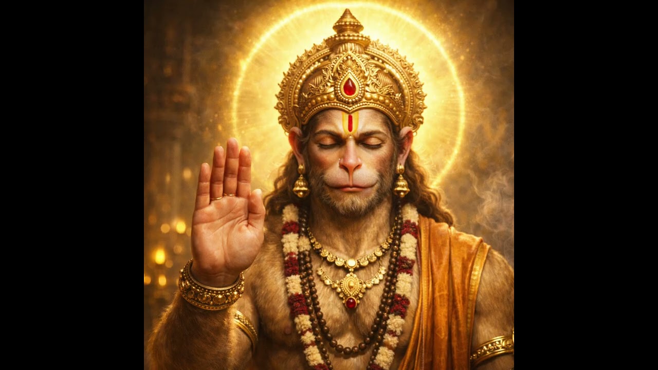 हनुमान चालीसा की शक्ति 🙏 सुनते ही बदल जाएगी किस्मत #HanumanChalisa #JaiBajrangbali #BhaktiReels