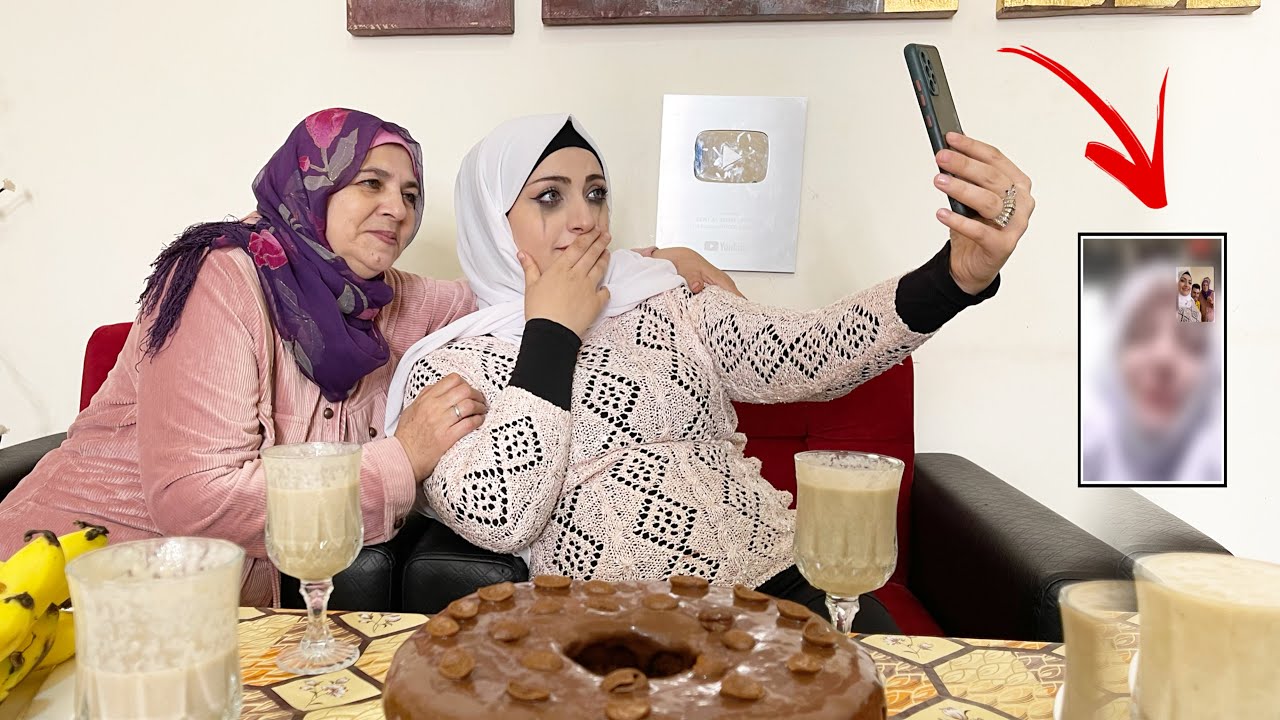 فاجأت امي في عيد ميلادها في سوريا😭 انا وحماتي
