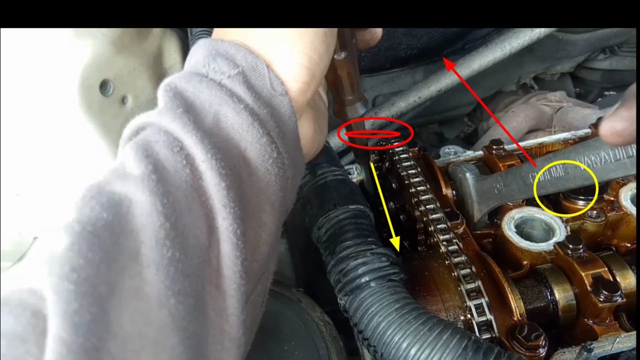 Maingay na engine dahil sa maluwag na Timing chain paano ba mag adjast ng timing chain panoorin