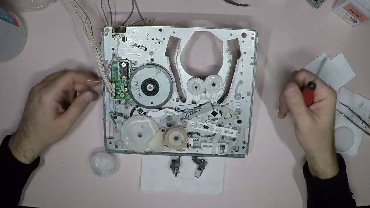 013 Gresare si remontare ansambu pozitionare banda pe capstan   2