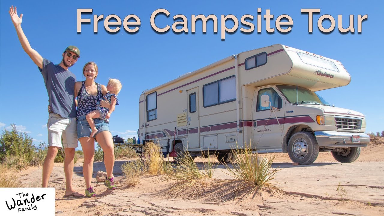 Our AMAZING Moab Free Campsite Tour! | The Wander Family