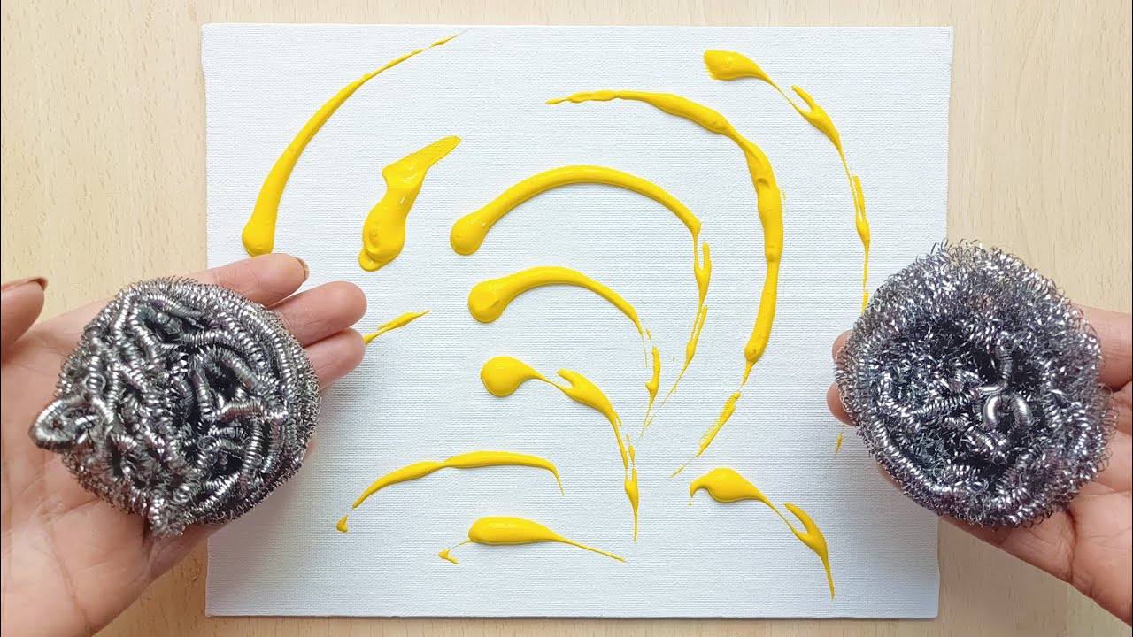 #PAINTING 360 / Anyone Can Paint This! | So Simple and Colorful Acrylic Techniques! | Art Ideas