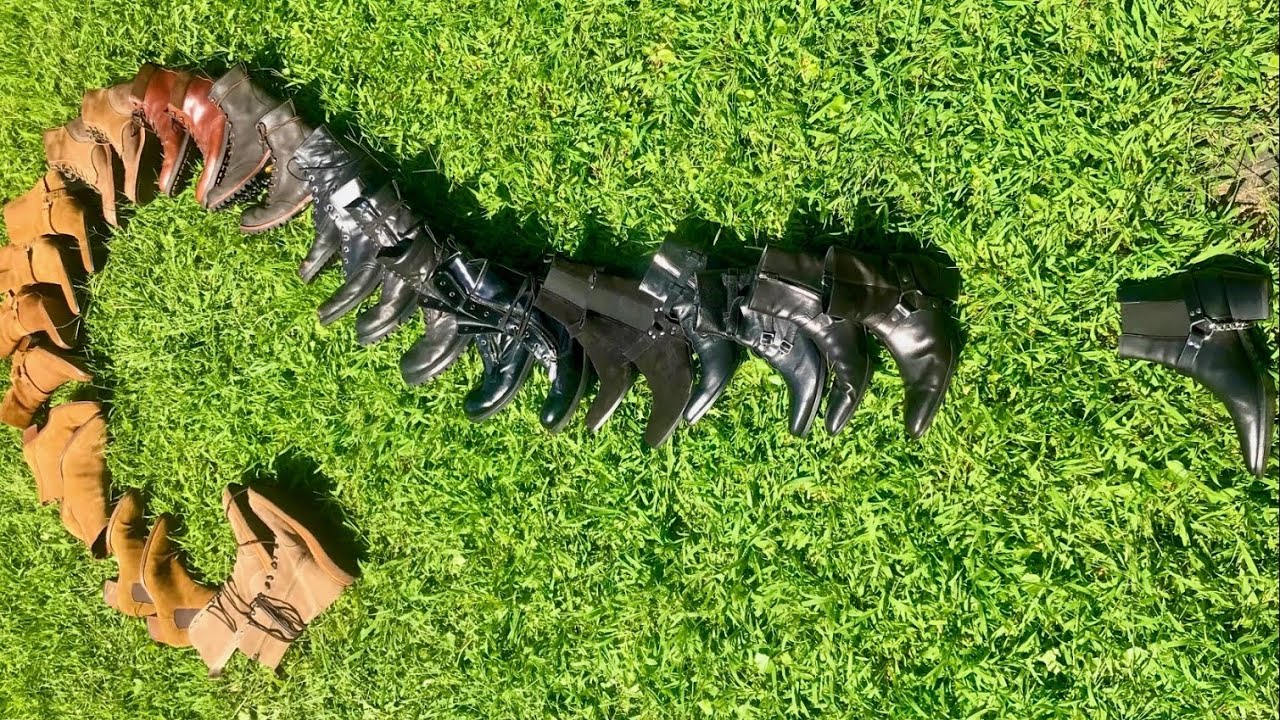 My Full Black Boot Collection | Part 1 | Saint Laurent, Balmain, Celine, Rick Owens | Ariel Rosado