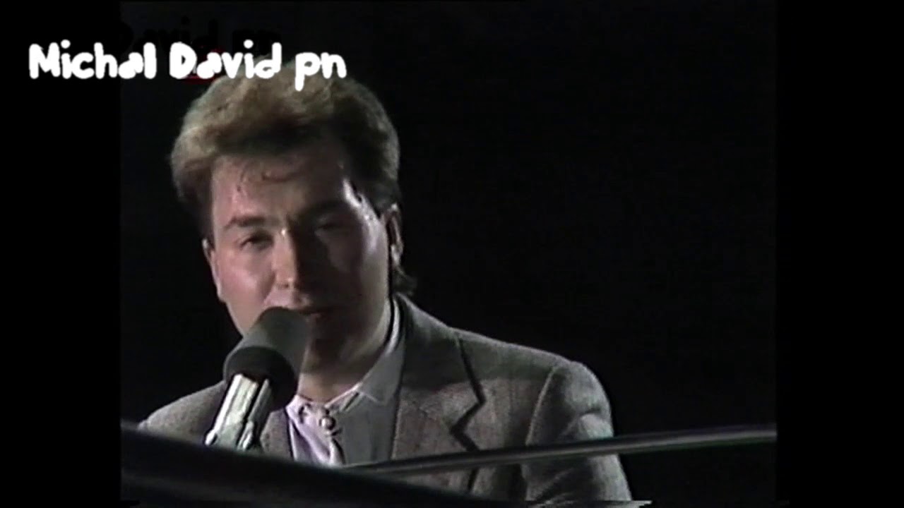 Michal David -  jazzový pianista - 1986