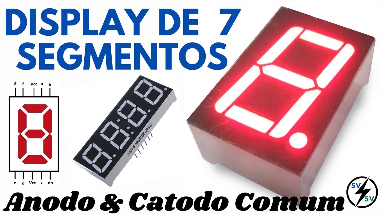 Display de 7 Segmentos - Conceitos e simulação