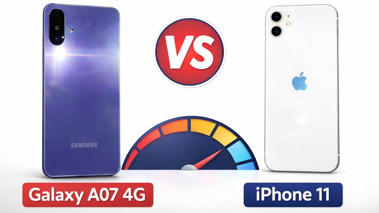 Samsung Galaxy A07 4G | vs | iPhone 11 in 2026 #samsung #apple #iphone #galaxy #speedtest #tech