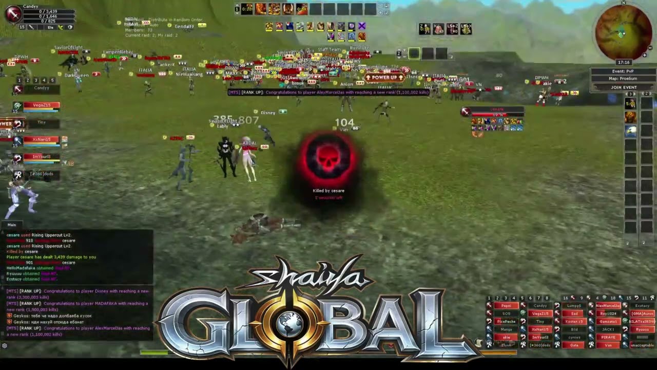SHAIYA GLOBAL PVP 1-15 AND 70 (LATE NIGHT PVP!!)