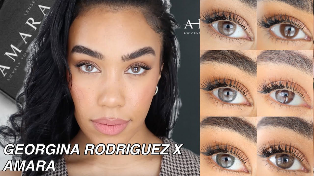 ПРОБУЕМ ВСЕ 6 ОТТЕНКОВ НОВОЙ КОЛЛЕКЦИИ AMARA X GEORGINA RODRIGUEZ (ЧАСТЬ II) | LENS.ME