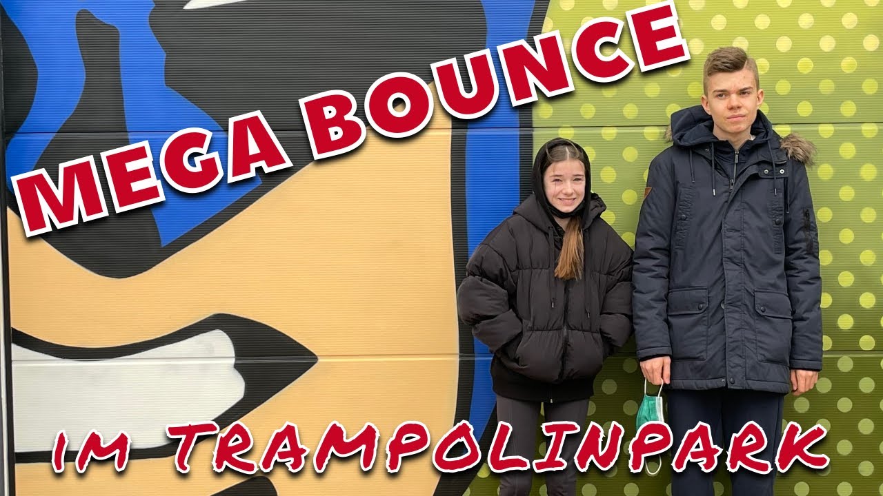 MEGA BOUNCE TRAMPOLIN PARK mit LULU & LEON #trampolin #megabounce #fun