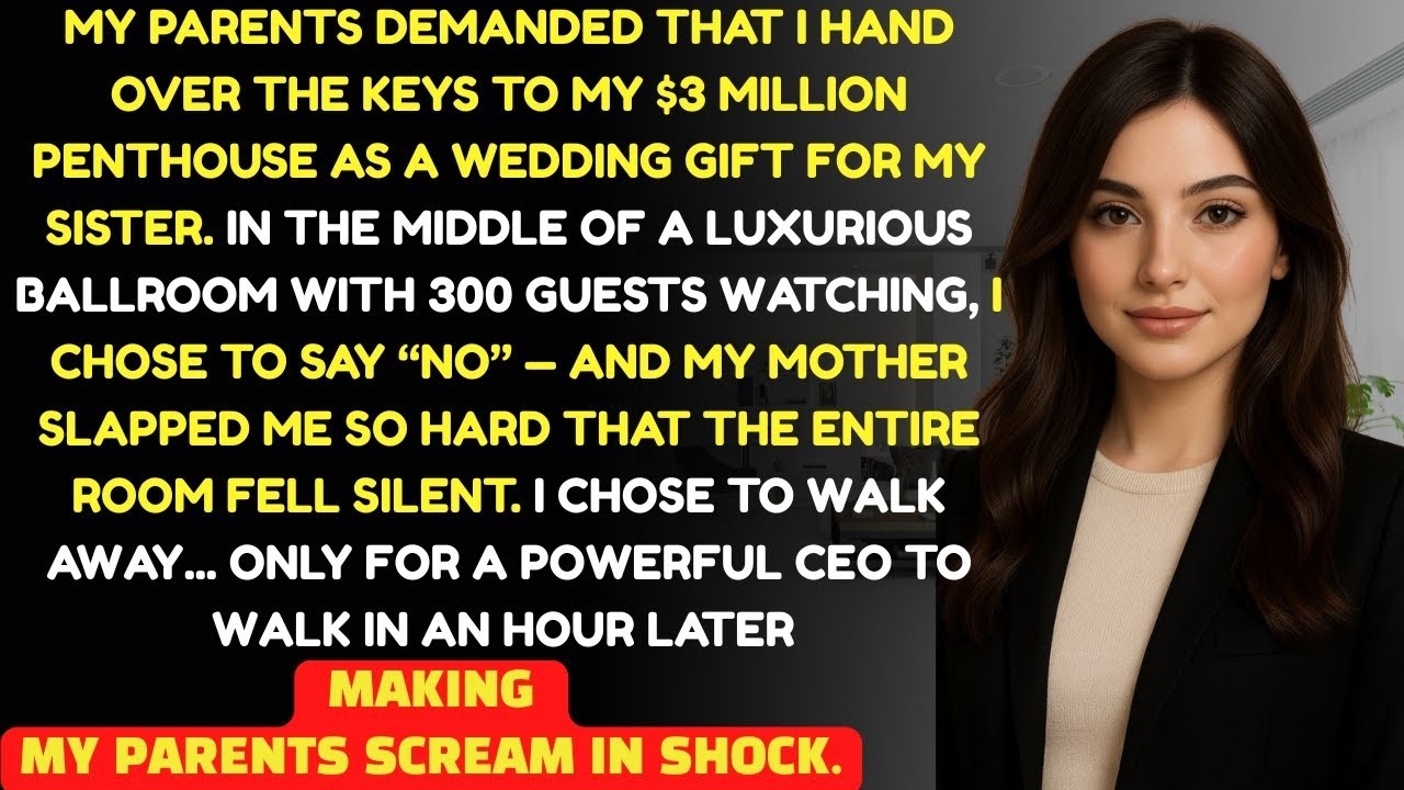 My Parents Tried to Humiliate Me Over $3M Penthouse — Mom SLAPPED Me, Then My Boss Turned the Tables