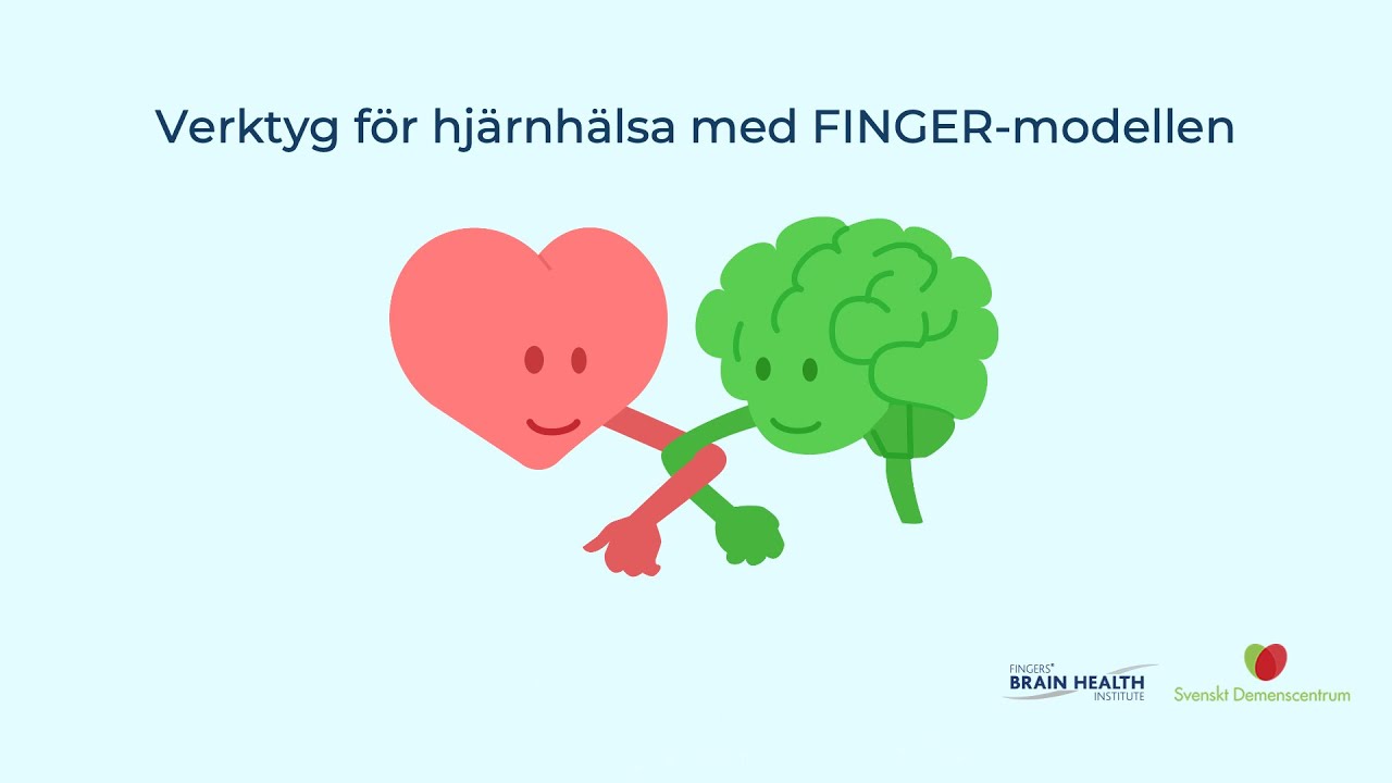 Verktyg for hjärnhälsa med FINGER-modellen.