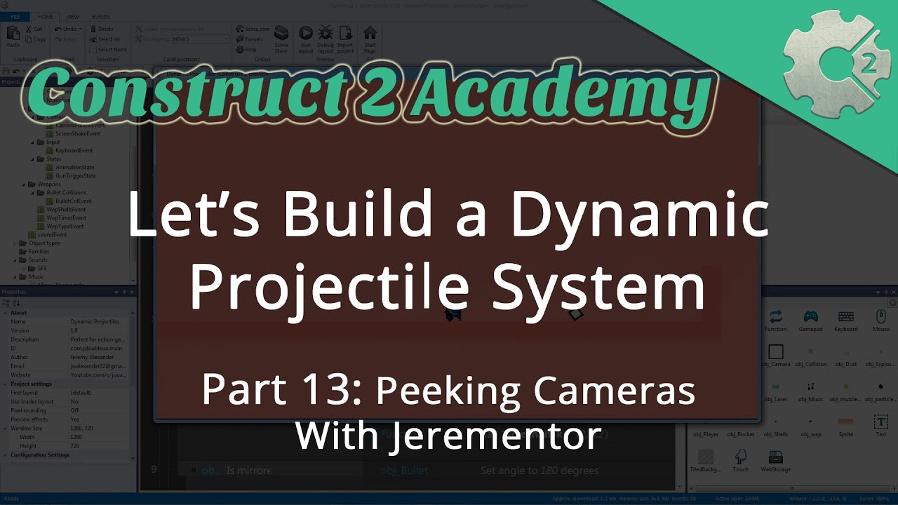 Let's Build a Dynamic Projectile System Part 13: Peeking Cameras - with Jerementor
