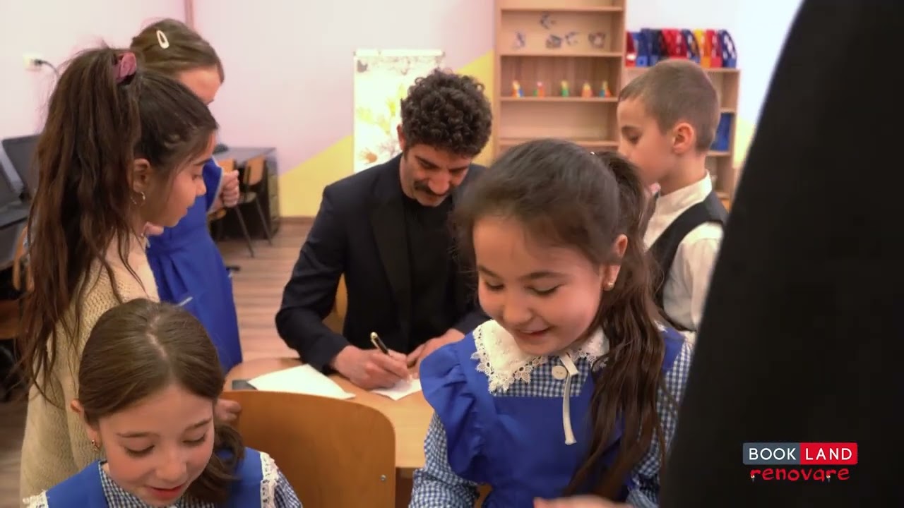 Toma Cuzin la Scoala renovata din Osica de Sus (Olt) - Impreuna CONSTRUIM Oameni!