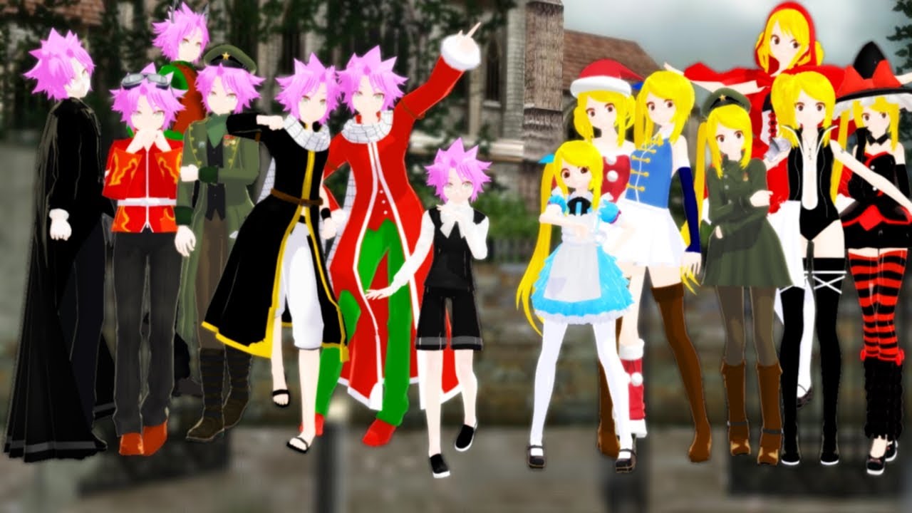 [MMD] LEAN ON {TOO MANY NATSUS & LUCYS - FAIRY TAIL}