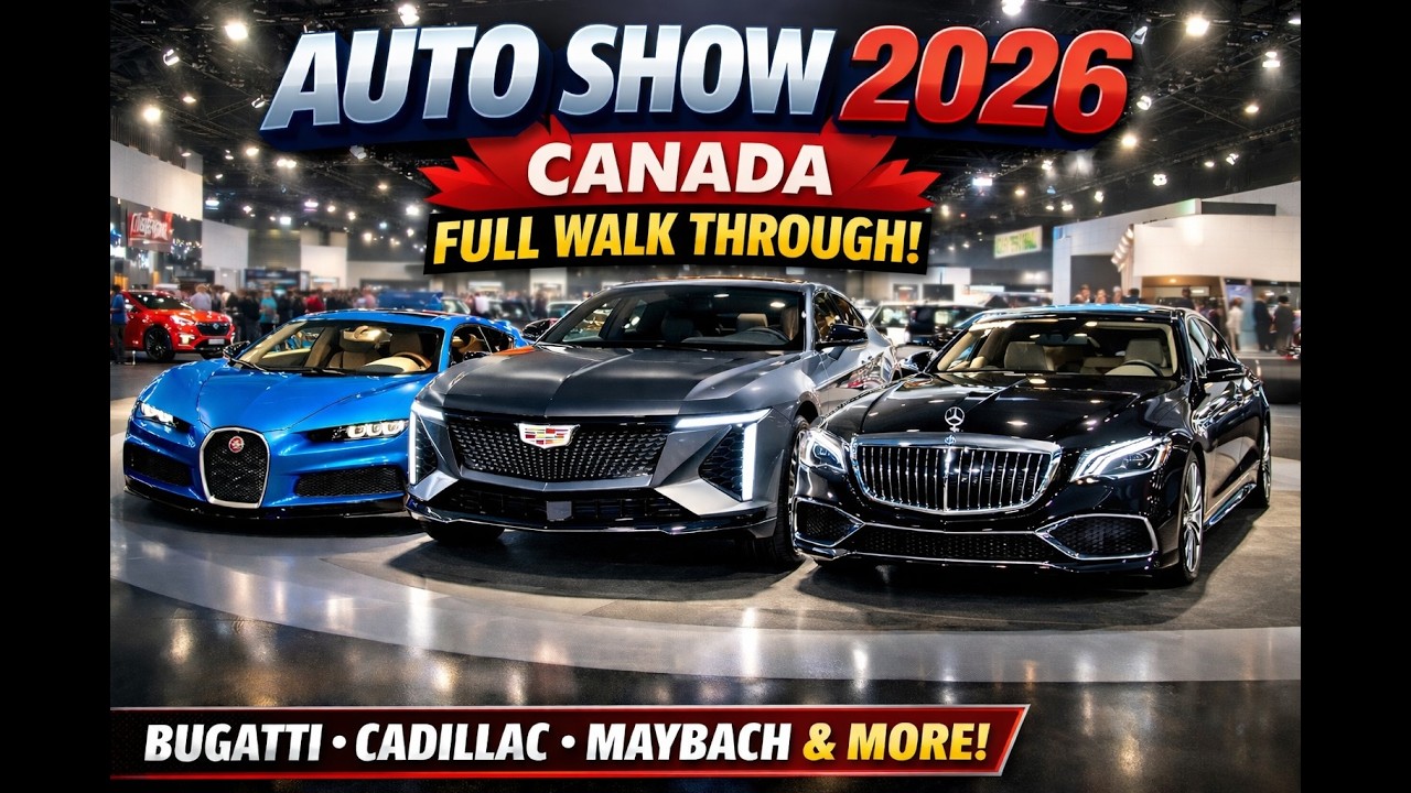 Auto Show 2026 Canada | Toronto | Vlog | Punjabi | New Cars | Maybach | Bugatti | Cadillac
