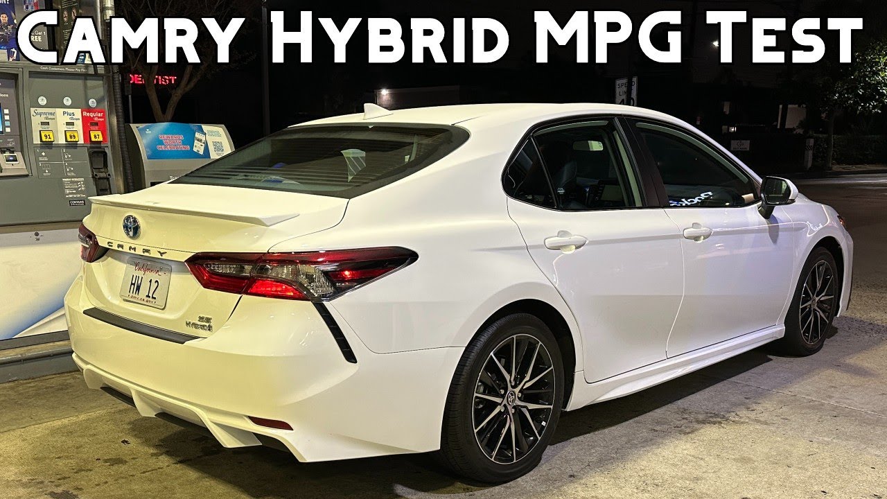 Toyota Camry SE Hybrid Real-World MPG Test
