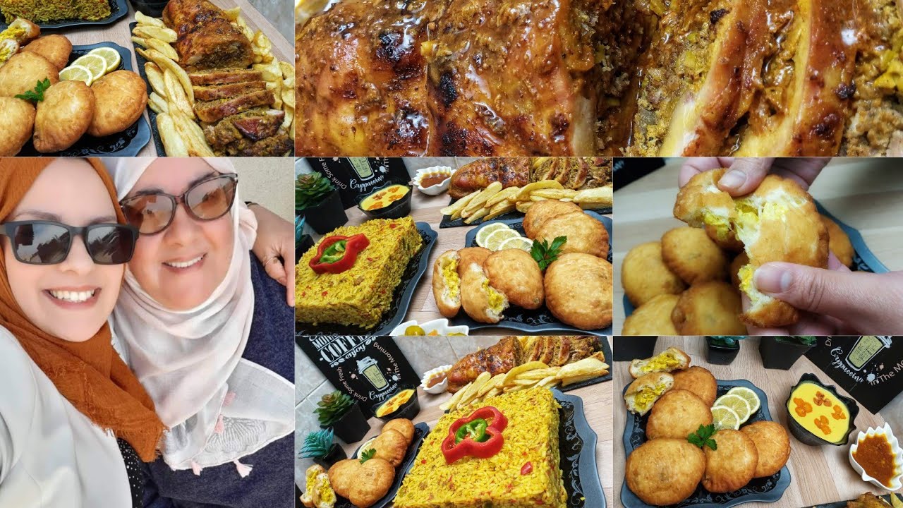 كي تدخل لعجوزة مع لعروسة للكوزينة واش يديرو؟كويس داند فارصي ،حساء الكابويا،خبيزات مقليين،ارز لذيذ