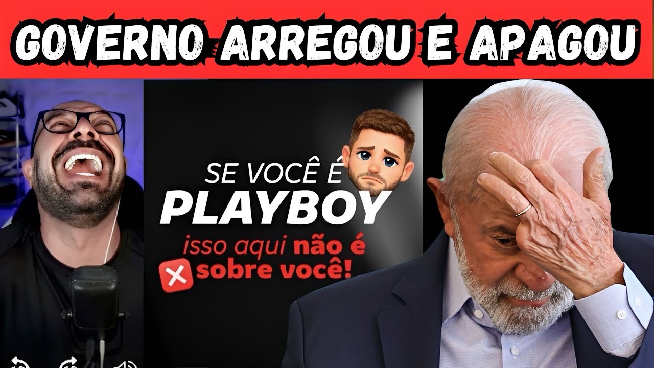 Governo arrega e apaga publicação sobre Play Boy. #4k #4kvideo