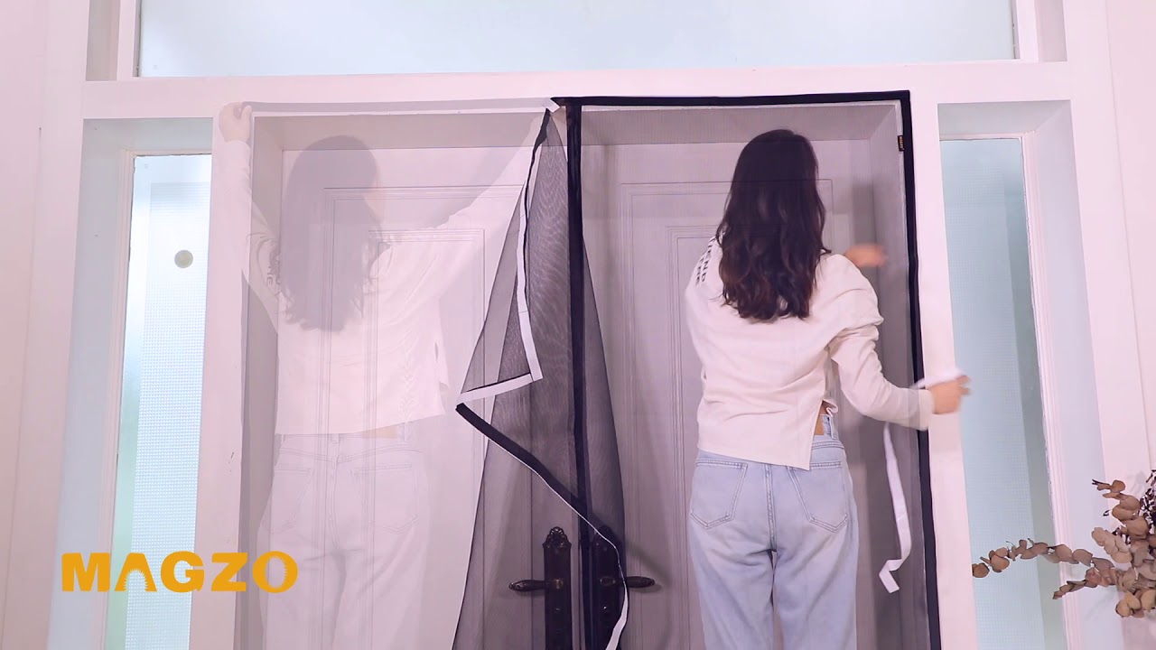 MAGZO magnetic screen door installation