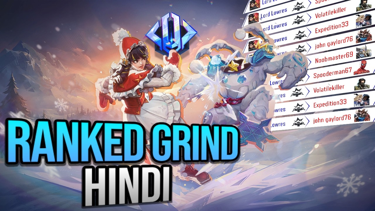 🔴Streaming till i reach diamond | Marvel Rivals Rank Grind (Hindi) | Lord Lowres