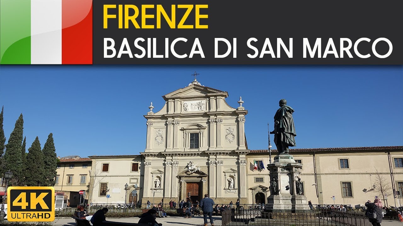FIRENZE - Basilica di San Marco 4K