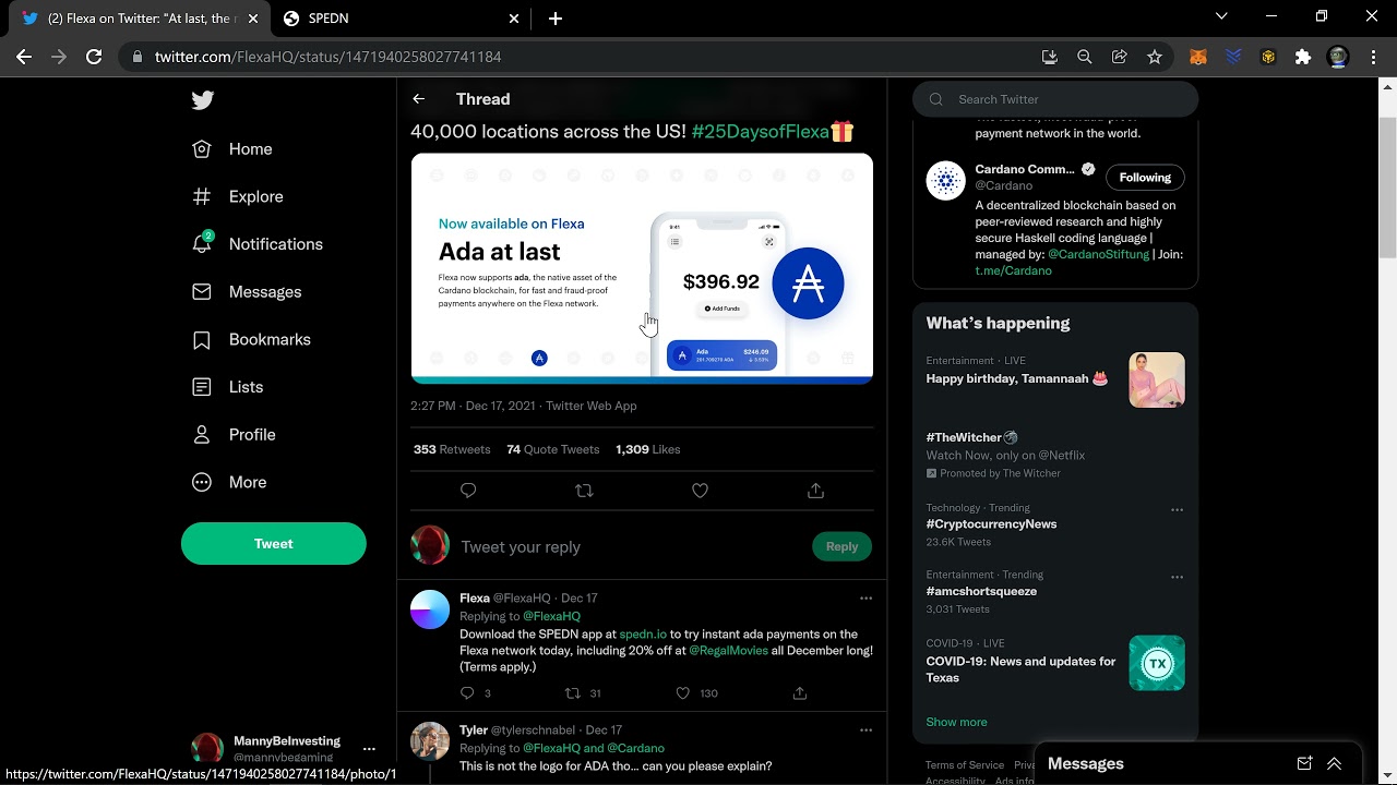 Flexa Adds Support For Cardano in SPEDN App spend $ADA At 40K+ Retailers