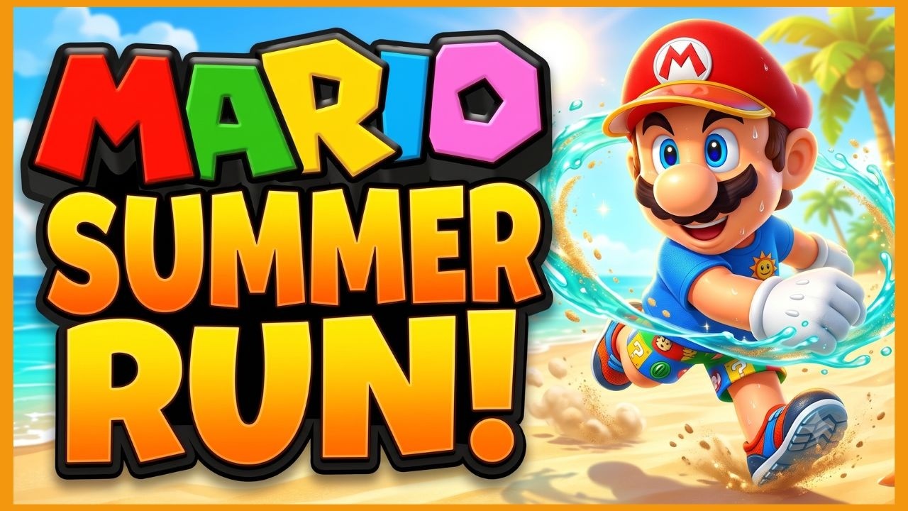 Brain Break &ndash; Mario Summer Run! ☀️🍄 Brain Break for Kids