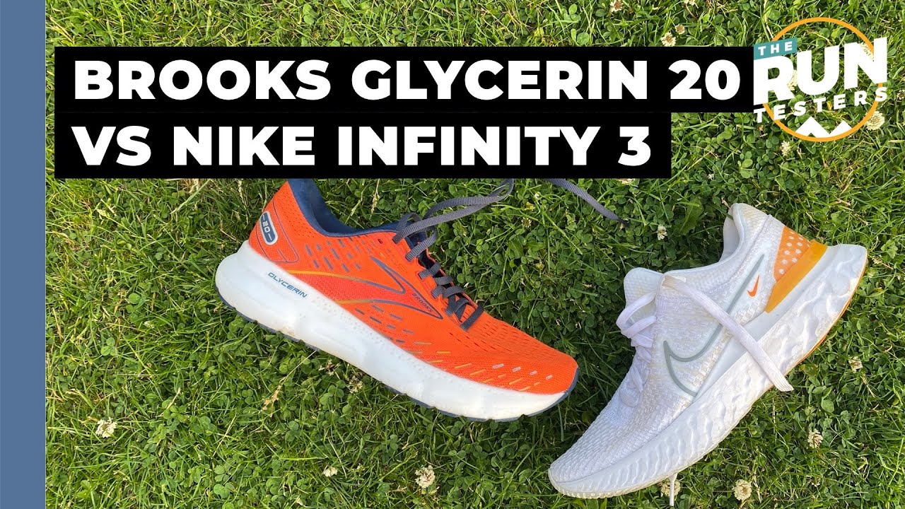 Brooks Glycerin 20 vs Nike Infinity Run 3: Which cushioned shoe should you get?
