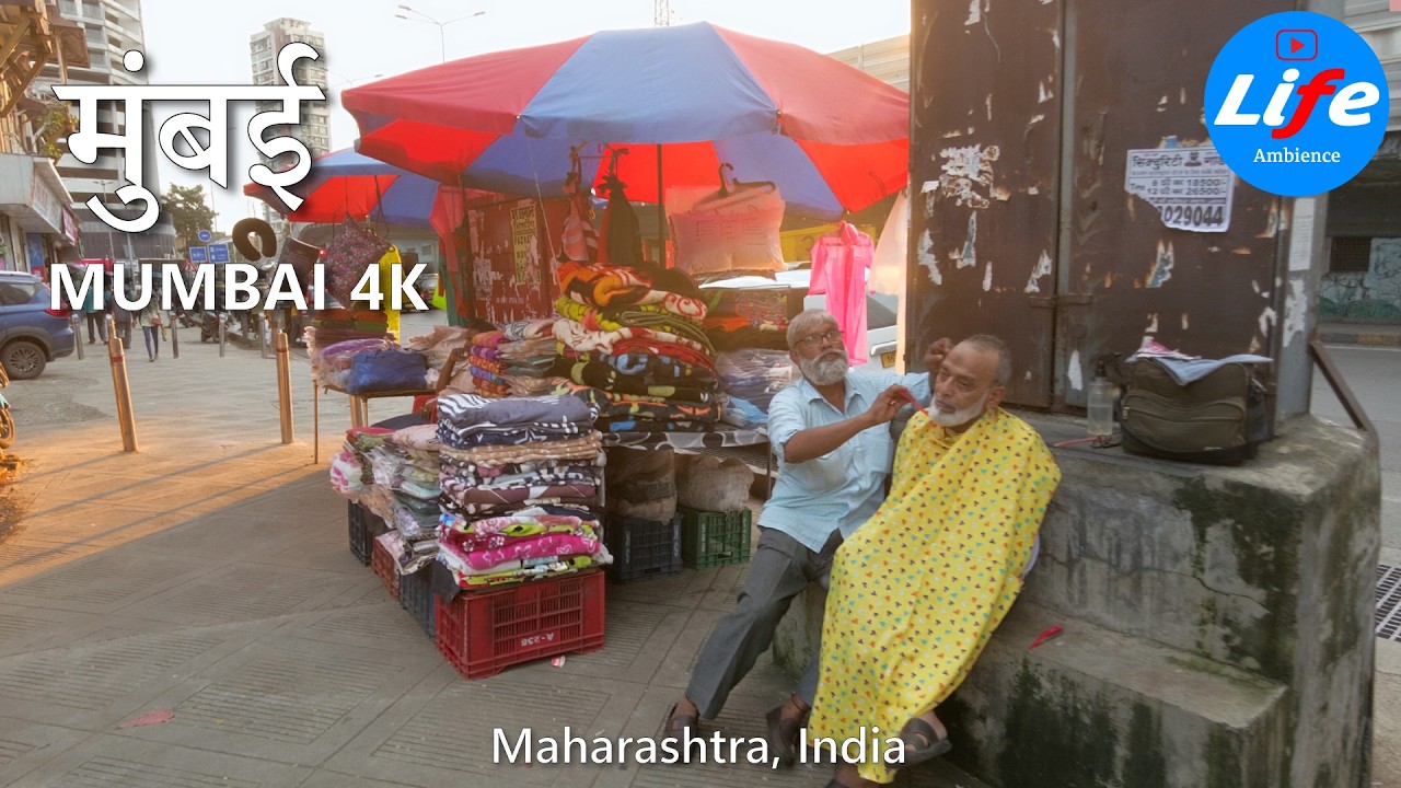 Mumbai Walking Tour 🇮🇳 - Exploring Dadar East to Lower Parel | Real City Life Ambience 4K