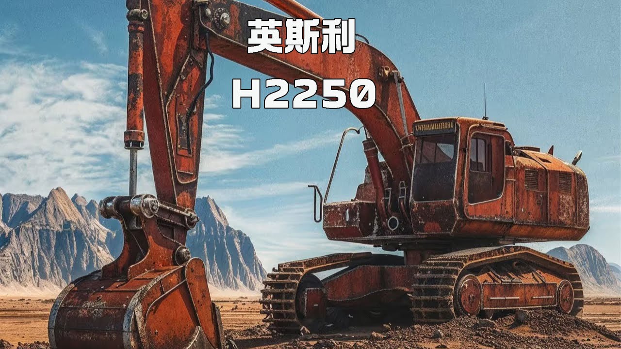 父子二人修复启动一台英斯利H2250大型挖掘机