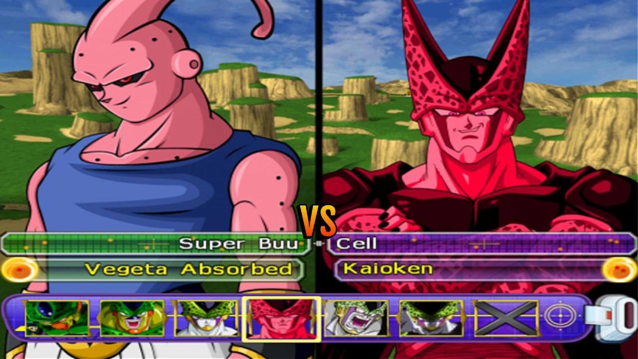 Super Buu vs Cell: TODAS as Transformações no DBZ BT3 MOD !