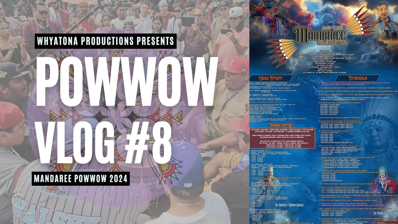 Powwow Vlog #8 Mandaree Powwow 2024 🌹