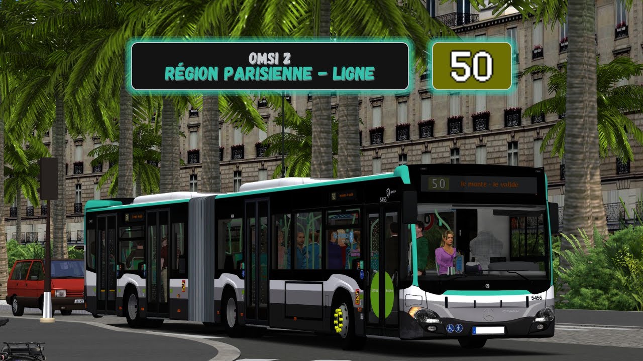 Omsi 2 | Région Parisienne V1 - Ligne 50 Porte de la Muette | Mercedes-Benz C2G - Version FR